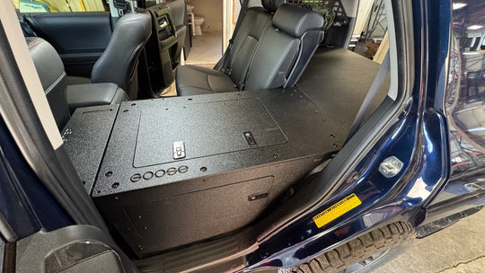 Toyota - 4Runner - 2010-2024 - 5th Gen - Standard - Explore Series - Seat Delete Plate System - Second Row - V2 - 10" Module Based - Premium Seat Delete Plate System by Xtreme Canopies