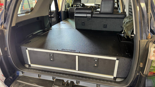 Toyota - 4Runner - 2010-2024 - 5th Gen - Standard - Explore Series - Seat Delete Plate System - Second Row - V2 - 10" Module Based - Premium Seat Delete Plate System by Xtreme Canopies
