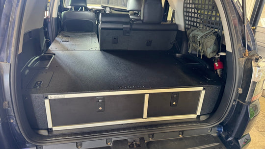 Toyota - 4Runner - 2010-2024 - 5th Gen - Standard - Explore Series - Seat Delete Plate System - Second Row - V2 - 10" Module Based - Premium Seat Delete Plate System by Xtreme Canopies