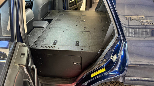 Toyota - 4Runner - 2010-2024 - 5th Gen - Standard - Explore Series - Seat Delete Plate System - Second Row - V2 - 10" Module Based - Premium Seat Delete Plate System by Xtreme Canopies
