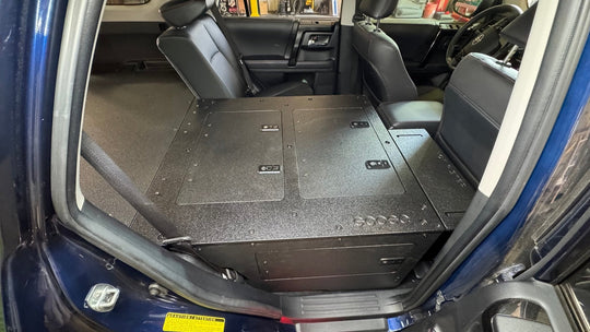 Toyota - 4Runner - 2010-2024 - 5th Gen - Standard - Explore Series - Seat Delete Plate System - Second Row - V2 - 10" Module Based - Premium Seat Delete Plate System by Xtreme Canopies