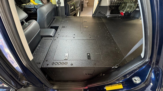 Toyota - 4Runner - 2010-2024 - 5th Gen - Standard - Explore Series - Seat Delete Plate System - Second Row - V2 - 10" Module Based - Premium Seat Delete Plate System by Xtreme Canopies