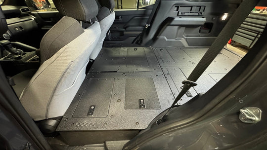 Toyota - 4Runner - 2025-Present - 6th Gen - Explore Series - Seat Delete Plate System - Plate Based - Non-Hybrid - Non-Third Row Vehicles - Premium Plate Systems by Xtreme Canopies
