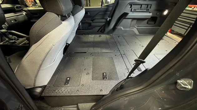 Toyota - 4Runner - 2025-Present - 6th Gen - Explore Series - Seat Delete Plate System - Plate Based - Non-Hybrid - Non-Third Row Vehicles - Premium Plate Systems by Xtreme Canopies