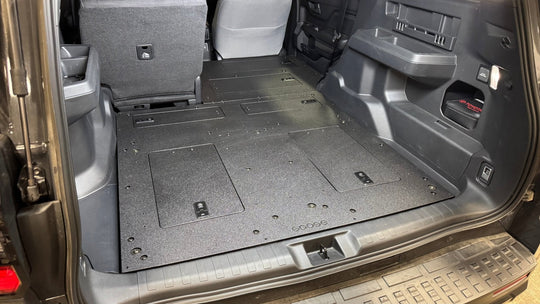 Toyota - 4Runner - 2025-Present - 6th Gen - Explore Series - Seat Delete Plate System - Plate Based - Non-Hybrid - Non-Third Row Vehicles - Premium Plate Systems by Xtreme Canopies