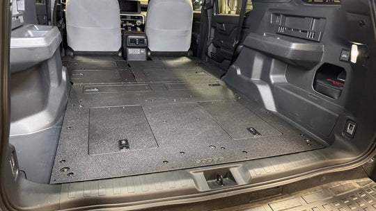 Toyota - 4Runner - 2025-Present - 6th Gen - Explore Series - Seat Delete Plate System - Plate Based - Non-Hybrid - Non-Third Row Vehicles - Premium Plate Systems by Xtreme Canopies