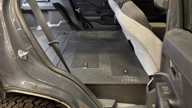 Toyota - 4Runner - 2025-Present - 6th Gen - Explore Series - Seat Delete Plate System - Plate Based - Non-Hybrid - Non-Third Row Vehicles - Premium Plate Systems by Xtreme Canopies