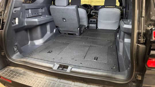 Toyota - 4Runner - 2025-Present - 6th Gen - Explore Series - Seat Delete Plate System - Plate Based - Non-Hybrid - Non-Third Row Vehicles - Premium Plate Systems by Xtreme Canopies