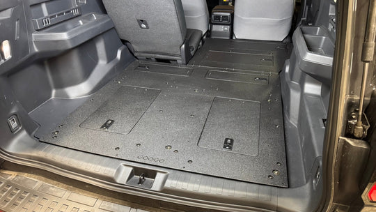 Toyota - 4Runner - 2025-Present - 6th Gen - Explore Series - Seat Delete Plate System - Plate Based - Non-Hybrid - Non-Third Row Vehicles - Premium Plate Systems by Xtreme Canopies
