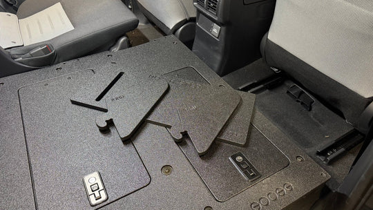 Toyota - 4Runner - 2025-Present - 6th Gen - Explore Series - Seat Delete Plate System - Plate Based - Non-Hybrid - Non-Third Row Vehicles - Premium Plate Systems by Xtreme Canopies