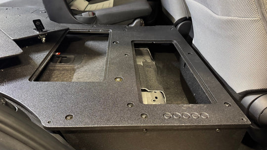 Toyota - 4Runner - 2025-Present - 6th Gen - Explore Series - Seat Delete Plate System - Plate Based - Non-Hybrid - Non-Third Row Vehicles - Premium Plate Systems by Xtreme Canopies