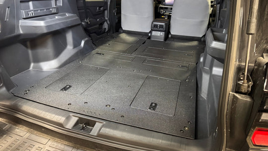 Toyota - 4Runner - 2025-Present - 6th Gen - Explore Series - Seat Delete Plate System - Plate Based - Non-Hybrid - Non-Third Row Vehicles - Premium Plate Systems by Xtreme Canopies