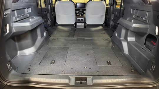 Toyota - 4Runner - 2025-Present - 6th Gen - Explore Series - Seat Delete Plate System - Plate Based - Non-Hybrid - Non-Third Row Vehicles - Premium Plate Systems by Xtreme Canopies