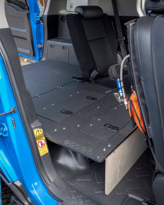 Toyota FJ Cruiser 2006-2014 - Second Row Seat Delete Plate System - Premium Seat Delete Plate System by Xtreme Canopies