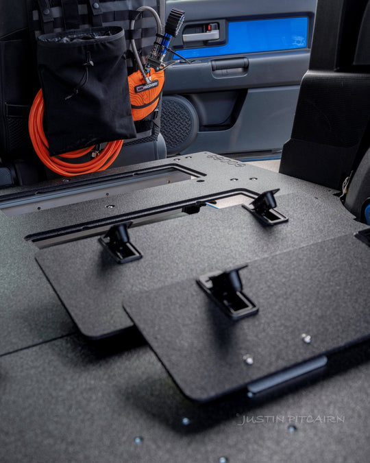 Toyota FJ Cruiser 2006-2014 - Second Row Seat Delete Plate System - Premium Seat Delete Plate System by Xtreme Canopies