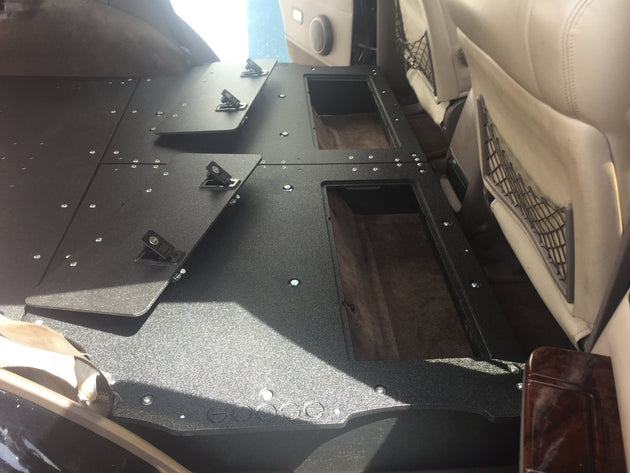 Toyota Land Cruiser 1991-1997 80 Series - Second Row Seat Delete Plate System - Premium Seat Delete Plate System by Xtreme Canopies