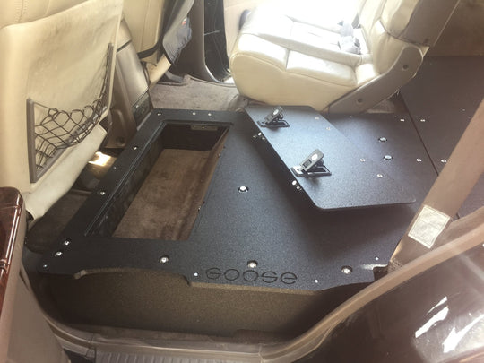 Toyota Land Cruiser 1991-1997 80 Series - Second Row Seat Delete Plate System - Premium Seat Delete Plate System by Xtreme Canopies