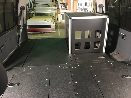 Toyota Land Cruiser 1991-1997 80 Series - Second Row Seat Delete Plate System - Module Height Platform - Premium Seat Delete Plate System by Xtreme Canopies
