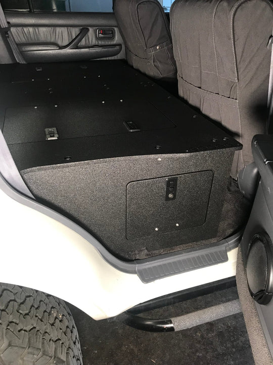 Toyota Land Cruiser 1991-1997 80 Series - Second Row Seat Delete Plate System - Module Height Platform - Premium Seat Delete Plate System by Xtreme Canopies