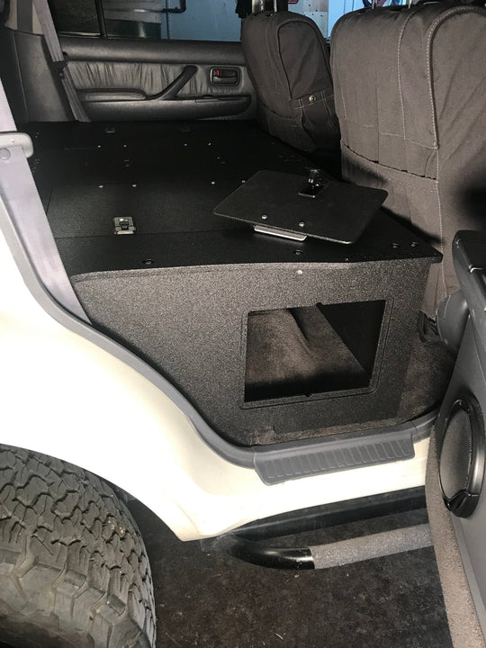 Toyota Land Cruiser 1991-1997 80 Series - Second Row Seat Delete Plate System - Module Height Platform - Premium Seat Delete Plate System by Xtreme Canopies