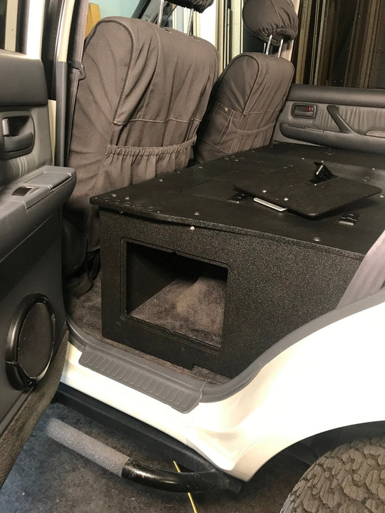 Toyota Land Cruiser 1991-1997 80 Series - Second Row Seat Delete Plate System - Module Height Platform - Premium Seat Delete Plate System by Xtreme Canopies