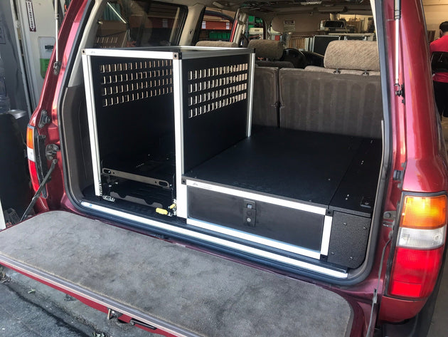 Toyota Land Cruiser 1991-1997 80 Series - Single Drawer Module with Fitted Top Plate - 19-3/16"W x 8"H x 40"D - Premium Drawers by Xtreme Canopies
