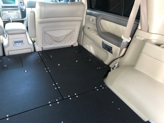 Toyota Land Cruiser 1998-2007 100 Series - Second Row Seat Delete Plate System - Premium Seat Delete Plate System by Xtreme Canopies