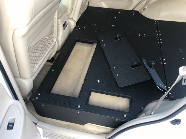 Toyota Land Cruiser 1998-2007 100 Series - Second Row Seat Delete Plate System - Premium Seat Delete Plate System by Xtreme Canopies