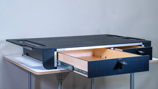 Toyota Land Cruiser 1998-2007 100 Series - Side x Side Drawer Module with Fitted Top Plate - Premium Drawers by Xtreme Canopies