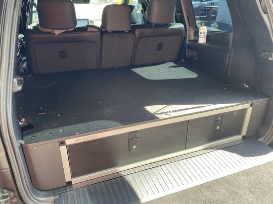 Toyota Land Cruiser 1998-2007 100 Series - Side x Side Drawer Module with Fitted Top Plate - Premium Drawers by Xtreme Canopies