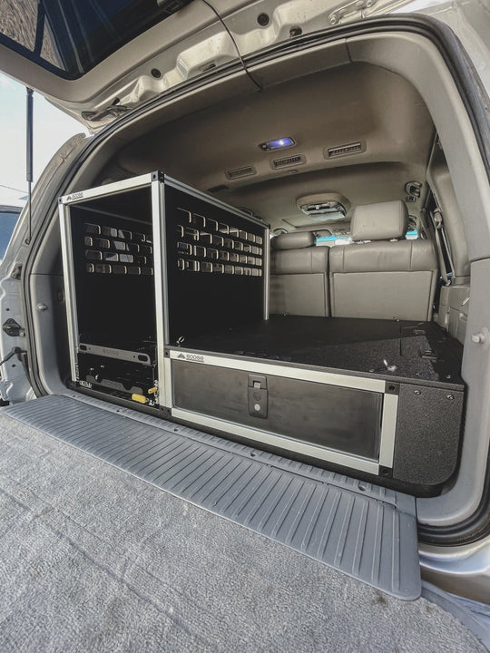 Toyota Land Cruiser 1998-2007 100 Series - Single Drawer Module with Fitted Top Plate - 24-3/16"W x 8"H x 40"D - Premium Drawers by Xtreme Canopies