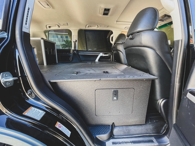 Toyota Land Cruiser 2008-2021 200 Series - Second Row Seat Delete Plate System - Module Height Platform - Premium Seat Delete Plate System by Xtreme Canopies