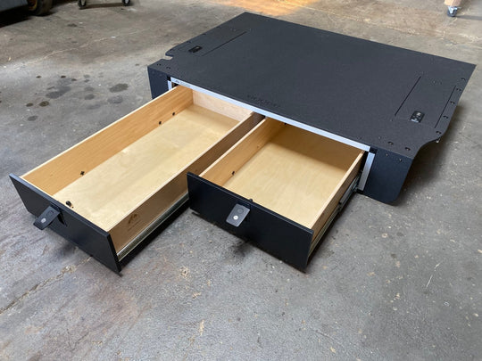 Toyota Land Cruiser 2008-2021 200 Series - Side x Side Drawer Module with Fitted Top Plate - Premium Drawers by Xtreme Canopies