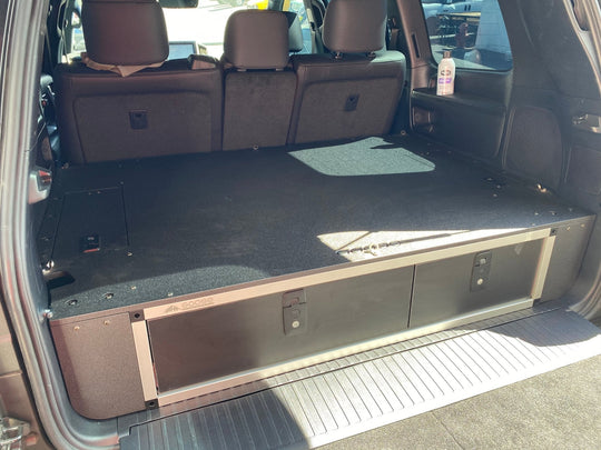 Toyota Land Cruiser 2008-2021 200 Series - Side x Side Drawer Module with Fitted Top Plate - Premium Drawers by Xtreme Canopies