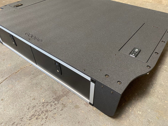 Toyota Land Cruiser 2008-2021 200 Series - Side x Side Drawer Module with Fitted Top Plate - Premium Drawers by Xtreme Canopies