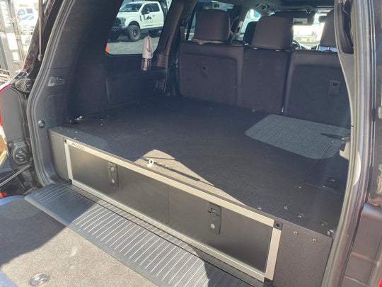 Toyota Land Cruiser 2008-2021 200 Series - Side x Side Drawer Module with Fitted Top Plate - Premium Drawers by Xtreme Canopies