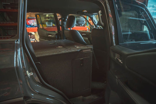 Toyota - Land Cruiser - 2024-Present - LC250 - Explore Series - Seat Delete Plate System - Second Row - Module Based - Premium Seat Delete Plate System by Xtreme Canopies