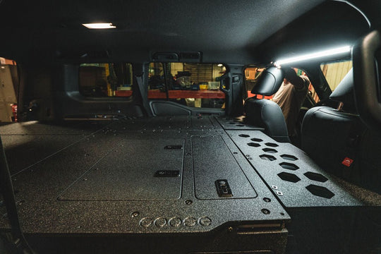 Toyota - Land Cruiser - 2024-Present - LC250 - Explore Series - Seat Delete Plate System - Second Row - Module Based - Premium Seat Delete Plate System by Xtreme Canopies