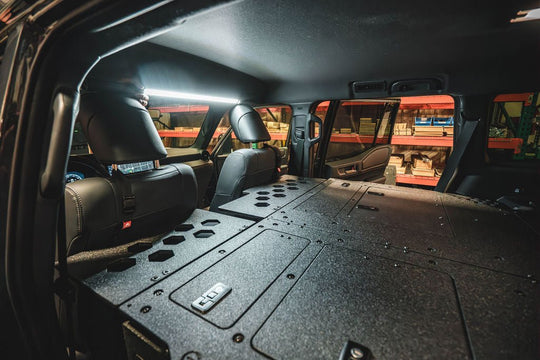 Toyota - Land Cruiser - 2024-Present - LC250 - Explore Series - Seat Delete Plate System - Second Row - Module Based - Premium Seat Delete Plate System by Xtreme Canopies
