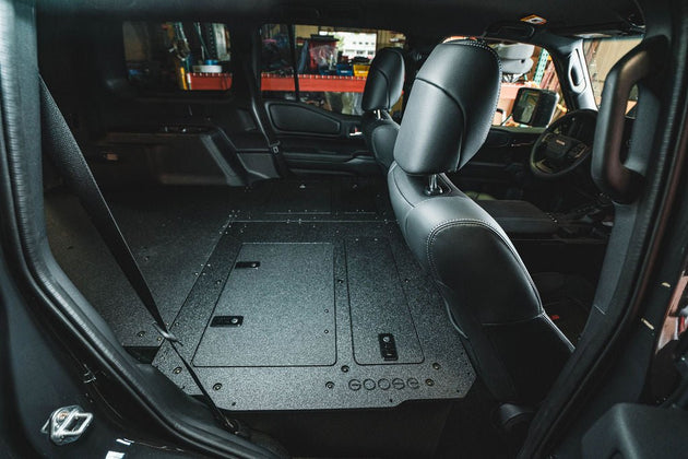 Toyota - Land Cruiser - 2024-Present - LC250 - Explore Series - Seat Delete Plate System - Second Row - Plate Based - Premium Seat Delete Plate System by Xtreme Canopies