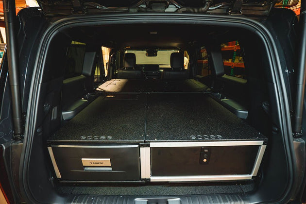 TOYOTA - LAND CRUISER - 2024-PRESENT - LC250 - EXPLORE SERIES - STEALTH SLEEP & CHEF PACKAGE - Premium Packages by Xtreme Canopies