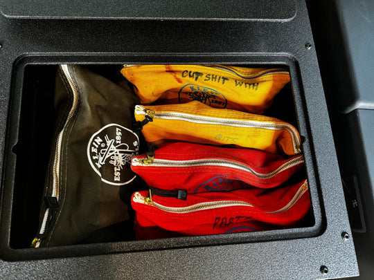 Toyota - Sequoia - 2023-Present - 3rd Gen - Explore Series - Single Drawer - 19-3/16" Width x 38" Deep x 10" High - Drawer Module with Short Drawer 20" and Storage Space Behind Drawer - Premium Drawers by Xtreme Canopies
