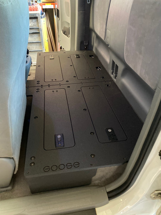 Toyota Tacoma 2005-2015 2nd Gen. Access Cab - Second Row Seat Delete Plate System - Premium Seat Delete Plate System by Xtreme Canopies