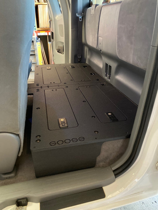 Toyota Tacoma 2005-2015 2nd Gen. Access Cab - Second Row Seat Delete Plate System - Premium Seat Delete Plate System by Xtreme Canopies