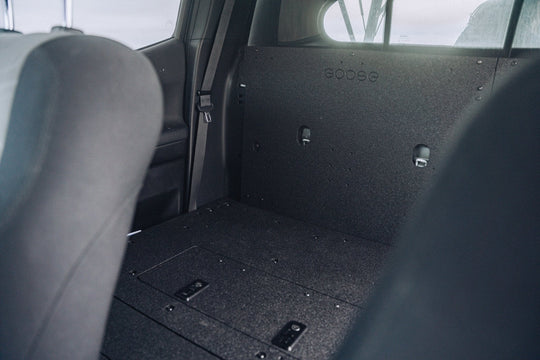 Toyota Tacoma 2005-2023 2nd and 3rd Gen Double Cab Version 2 - Second Row Seat Delete Plate System - Premium Seat Delete Plate System by Xtreme Canopies