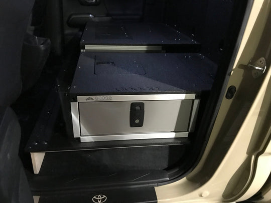 Toyota Tacoma 2005-2023 2nd and 3rd Gen. Double Cab - Second Row Single Drawer Module - 40% Driver Side - Premium Drawers by Xtreme Canopies