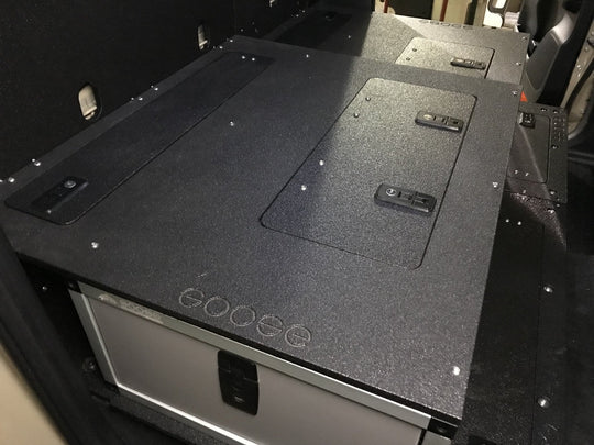 Toyota Tacoma 2005-2023 2nd and 3rd Gen. Double Cab - Second Row Single Drawer Module - 60% Passenger Side - Premium Drawers by Xtreme Canopies