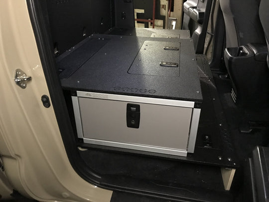 Toyota Tacoma 2005-2023 2nd and 3rd Gen. Double Cab - Second Row Single Drawer Module - 60% Passenger Side - Premium Drawers by Xtreme Canopies