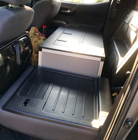 Toyota Tacoma 2005-2023 2nd and 3rd Gen. Double Cab - Second Row Single Drawer Module - 60% Passenger Side - Premium Drawers by Xtreme Canopies