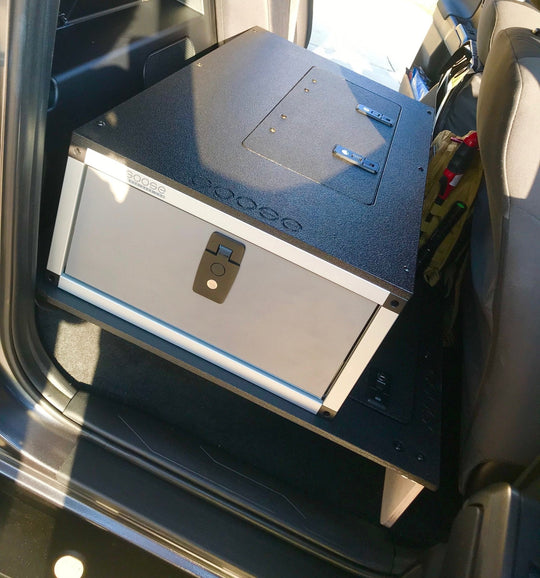 Toyota Tacoma 2005-2023 2nd and 3rd Gen. Double Cab - Second Row Single Drawer Module - 60% Passenger Side - Premium Drawers by Xtreme Canopies